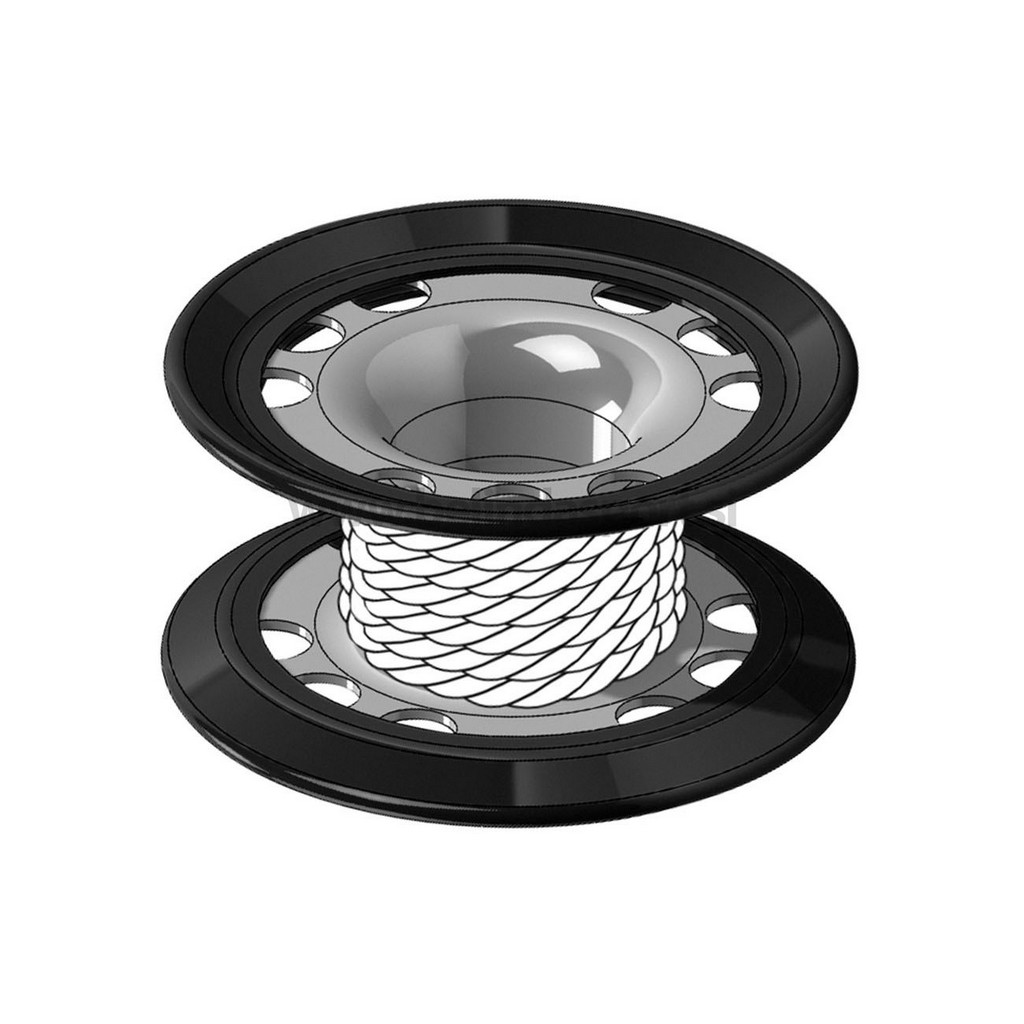 Cave/Finger SS316 coated Spool 15m - XR Line